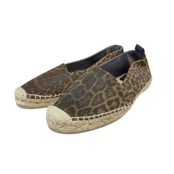 Saint Laurent Flats Leopard Print Size 9.5s - Picture 1 of 6